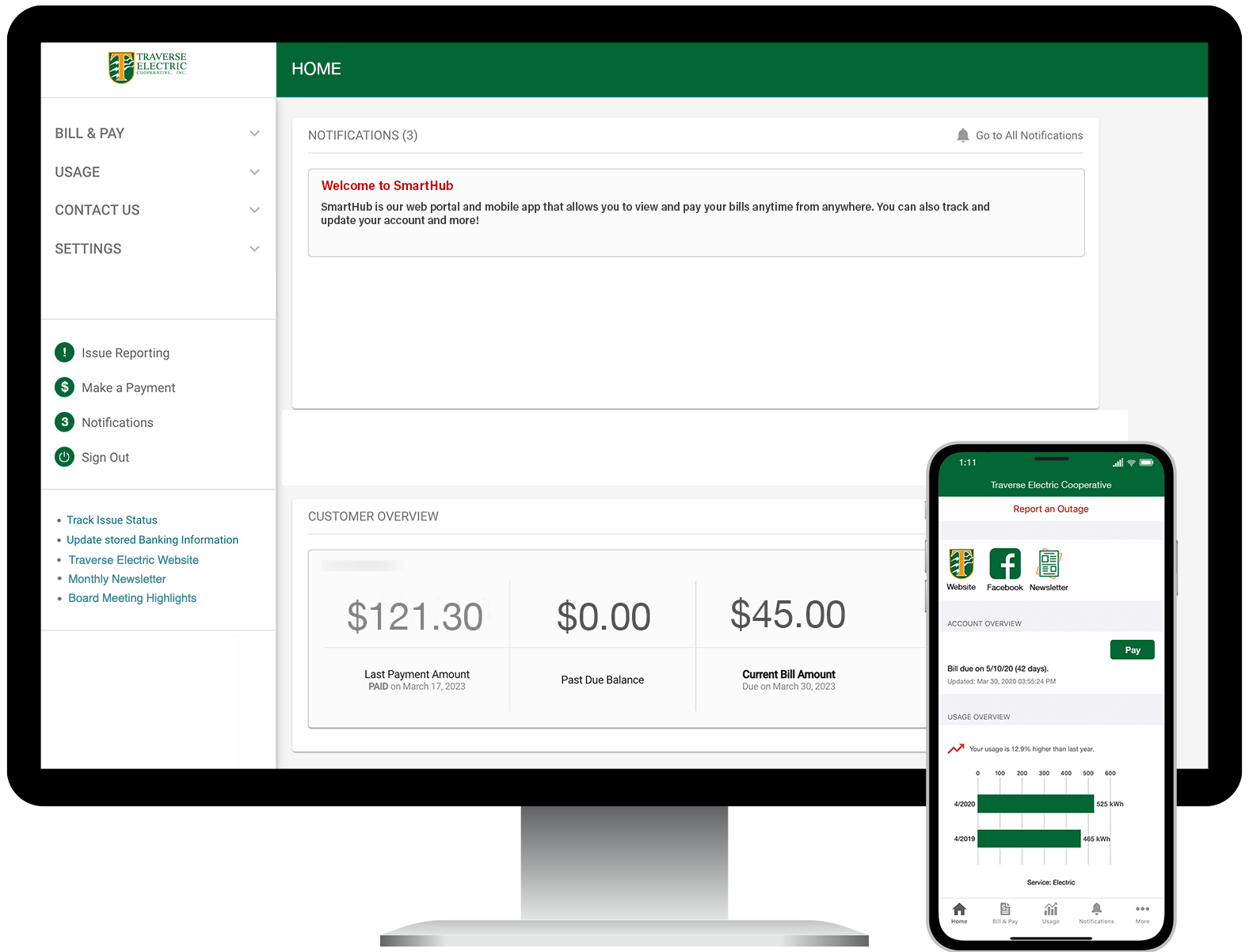 SmartHub Screens